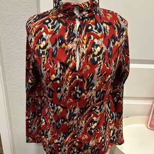 EUC Allison Joy Patterned Blouse